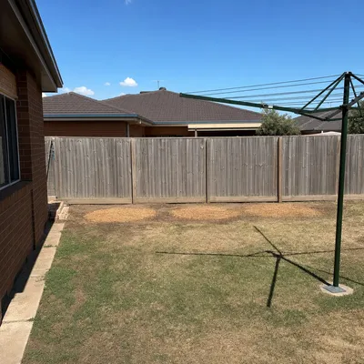After: Mature cypress windbreak removal, Geelong