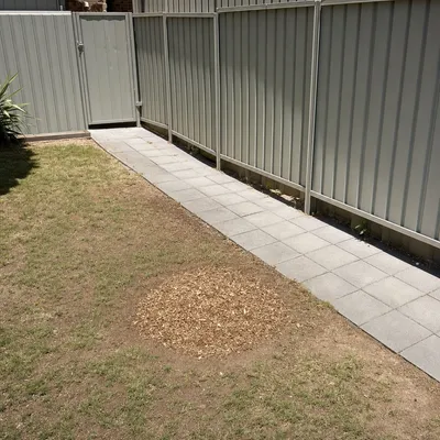 After: Hazardous stump grind, tight backyard access, Geelong