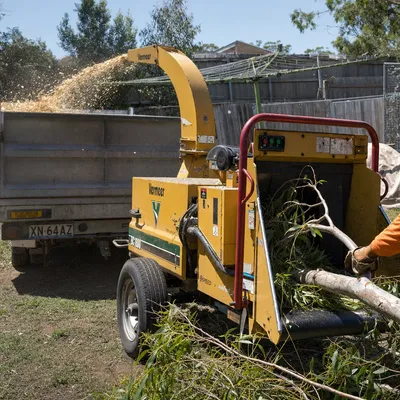 Mulching & Wood Chipping job in Geelong by qualified local arborists